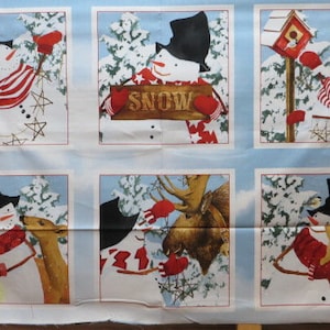 Patchwork fabric &quot;Snow Days Panel large&quot;