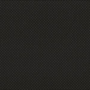 Könnte beinhalten: Schwarzer Stoff mit einem sich wiederholenden Muster aus kleinen, hellgrauen Punkten. Ein gelbes und weißes Lineal ist vertikal am rechten Rand positioniert und zeigt Zentimetermessungen.