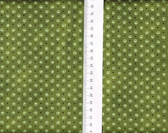 Fabric "Olive with dots"