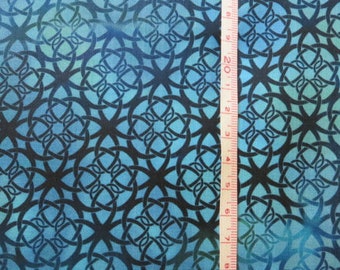 Patchwok stoff "Diaphanous celtic bard blue"