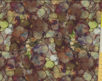 Patchworkstoff "Wild Wonder" digital, Moss Stones, Steine hellbraun/hellgrün