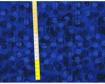 Tissu de patchwork « Tissu revenant, Jot Dot bleu, largeur excessive 274 cm, 108 »