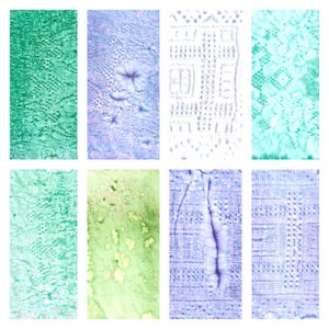 Hand Dyed Papers for junk journals or stationary