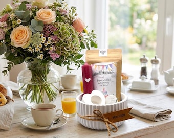 Geburtstagsgeschenk Frau 40 | Kaffeeset Geburtstag | kleine Freude zum Geburtstag | Geburtstagsgruß | Danke sagen | kleine Aufmerksamkeit