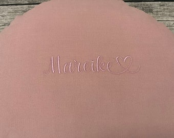 Kindersitzkissen, Bodenkissen, Kita Kissen, Kuschelkissen, Sitzkissen, Wunschgröße, aus Babycord in Mint, Rosa oder Natur