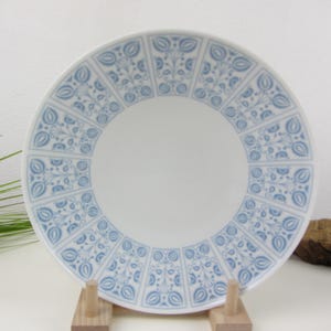 1 SUPPENTELLER Serie Madame Rothenburg von HEINRICH weiß blaues Dekor, Porzellanller von Tafelservice, zartes Zwiebelmuster