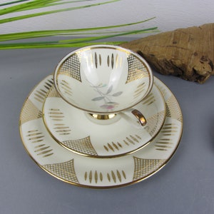 Schirnding COLLECTOR&#39;S DISH Grasses Decor, 1940s COLLECTOR&#39;S CUP, vintage coffee set tea set, Mid Century Porcelain for coffee table, DIY
