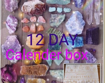 12 day Crystal christmas advent calenders gemstones /Gemstone advent calendar / adult advent/ unique Christmas gifts / advent calendar/ adve