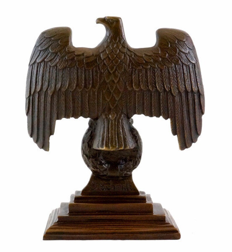 Bronze Reichsadler 1. WK auf Eisernem Kreuz Etsy