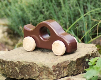 wooden car with natural color