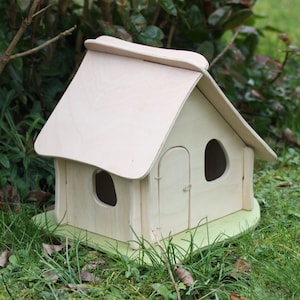 small wooden house
