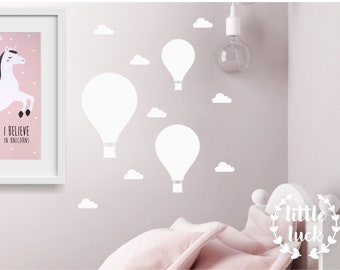 Hot Air Balloon Wall Stickers / Decals / Balloons