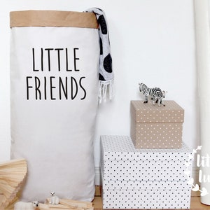 Paperbag PICCOLI AMICI | Sacchetto di carta XXL | ripostiglio cameretta bambini