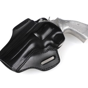 Smith Wesson 586 L Frame 4 inch Open Top Belt Holster