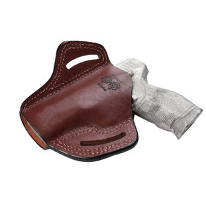 Funda de cuero Taurus PT 24/7 Pro 9 mm 45ACP Pancake Sport OWB 4.20 BBL imagen 5