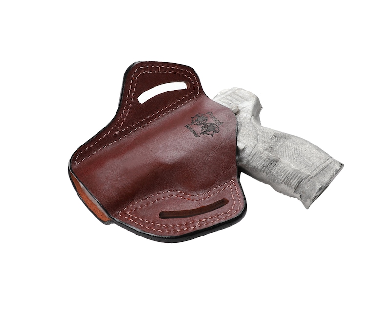 Funda de cuero Taurus PT 24/7 Pro 9 mm 45ACP Pancake Sport OWB 4.20 BBL imagen 5