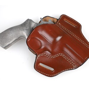 Ruger GP100 Leather Open Top Holster 3 INCH