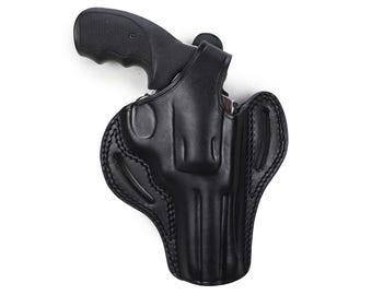 Pusat Holster - Hand-molded Leather OWB Thumb Break Holster Colt