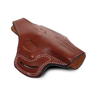 Masada 9mm Leather OWB Holster Handcrafted Right-Left Hand Black-Brown