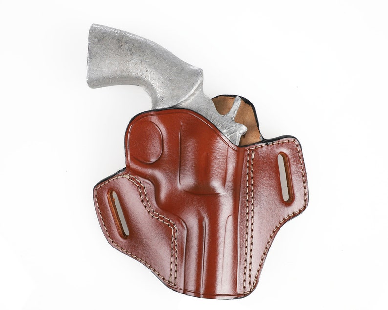 Colt Python Leather Open Top Belt Holster 3 INCH