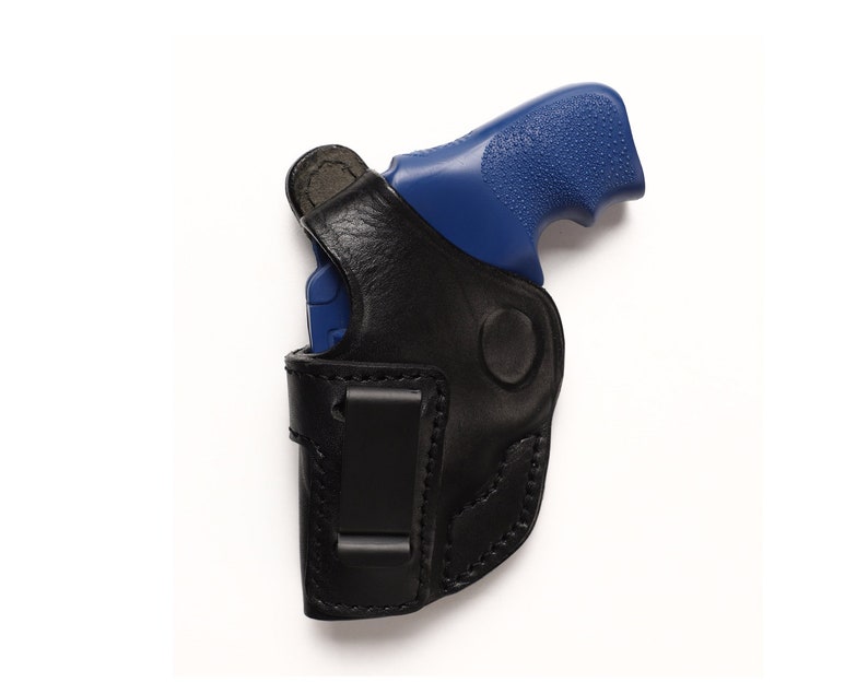 Ruger LCRx 38 SPL Revolver Leather 1.87 inch IWB Concealed Carry Holster Black Left Hand
