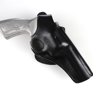 Ruger GP100 LeatherPaddle Belt Holster 4 inch