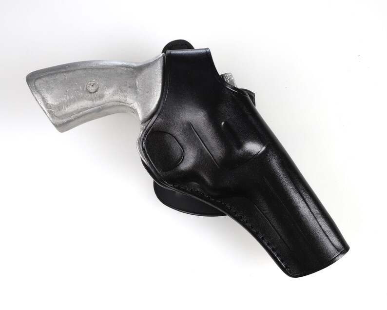 Ruger GP100 LeatherPaddle Belt Holster 4 inch