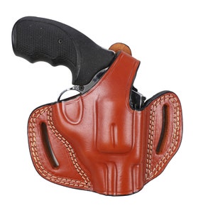 Pusat Holster EAA Windicator 38 SPL Revolver Leather Belt Holster 2 inch