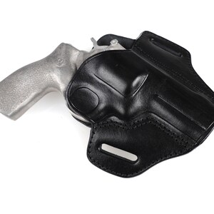 Ruger GP100 Leather Open Top Holster 3 INCH