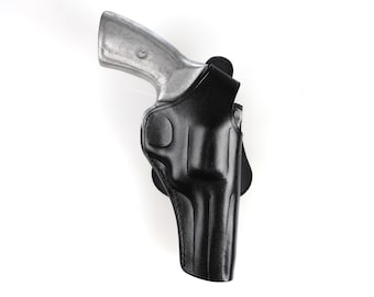 Ruger GP100 Läderhölster för Paddelbälte, 10 cm