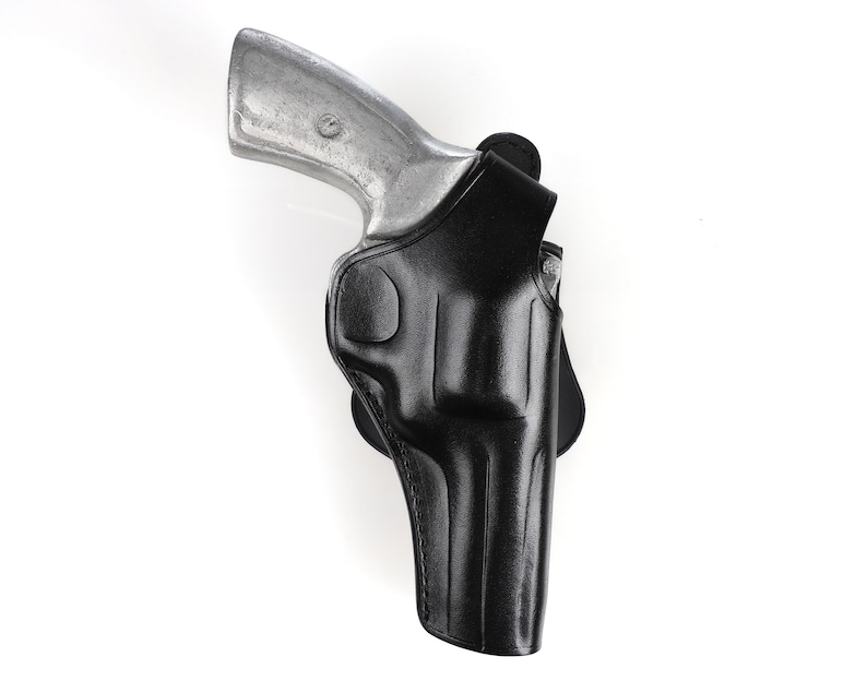 Ruger GP100 LeatherPaddle Belt Holster 4 inch