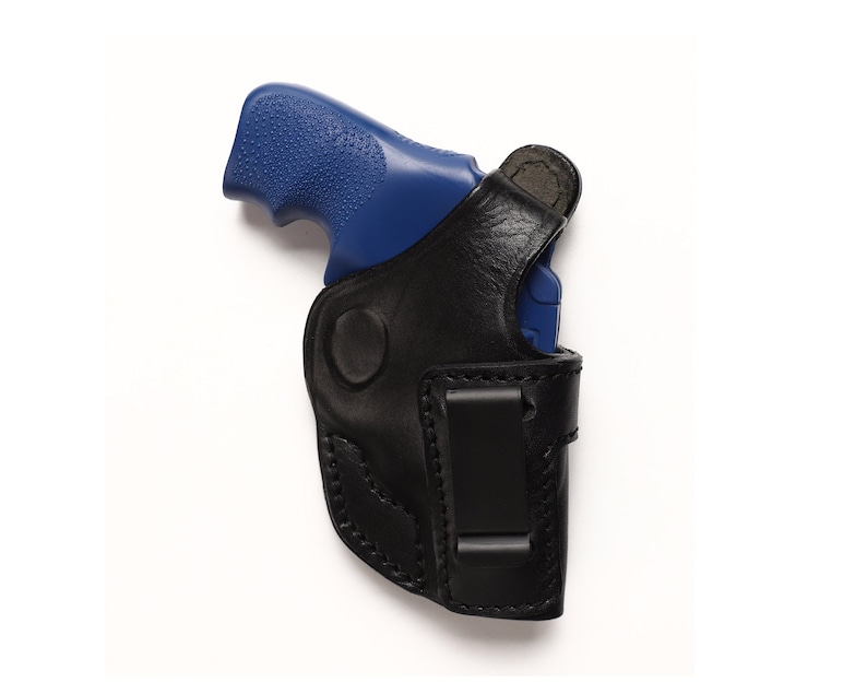 Ruger LCRx 38 SPL Revolver Leather 1.87 inch IWB Concealed Carry Holster Black Right Hand