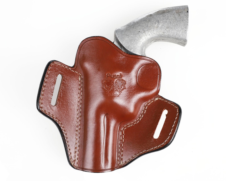 Colt Python Leather Open Top Belt Holster 3 INCH
