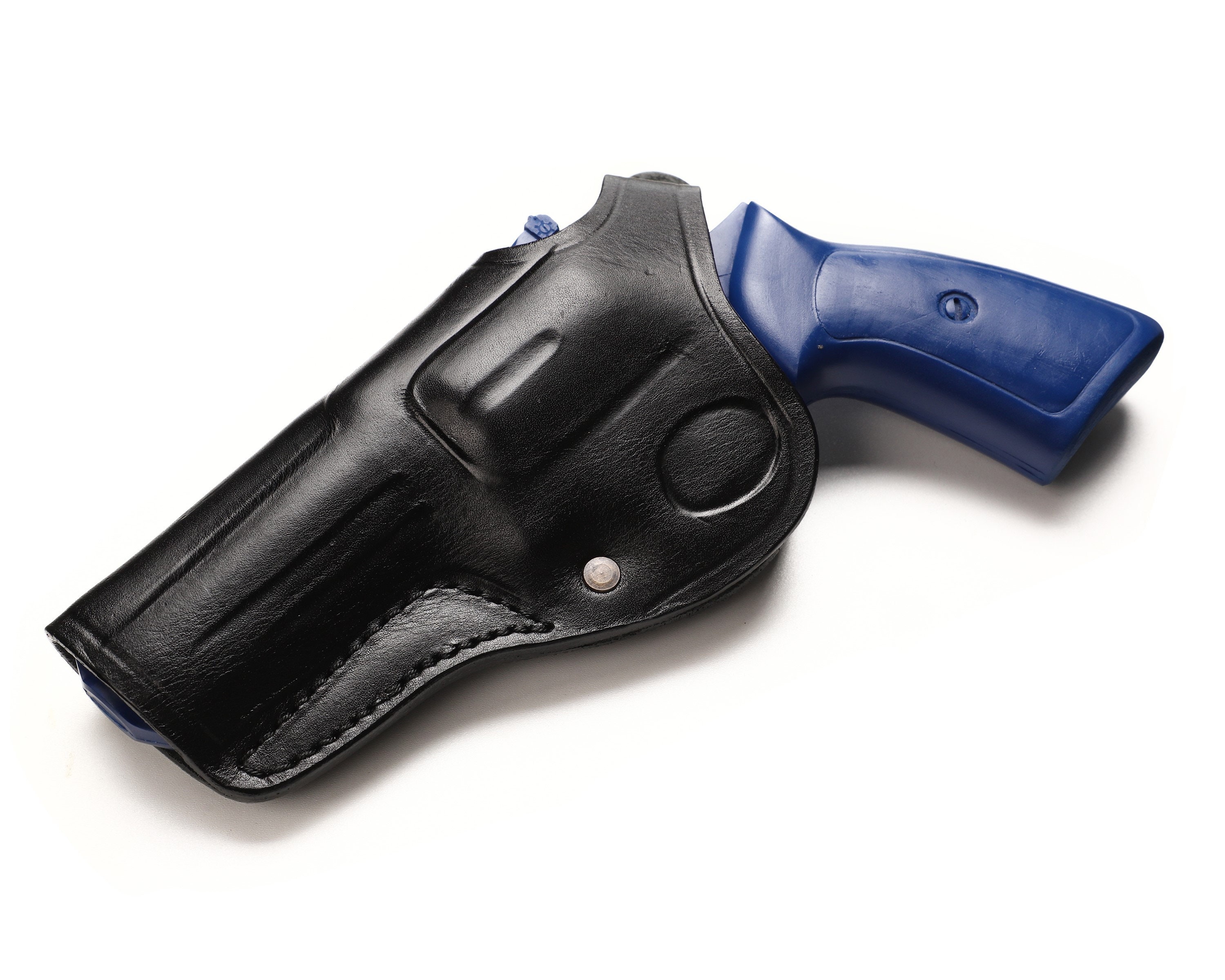 Handmade Leather Cross Draw Holster: Ruger GP100, Security Six