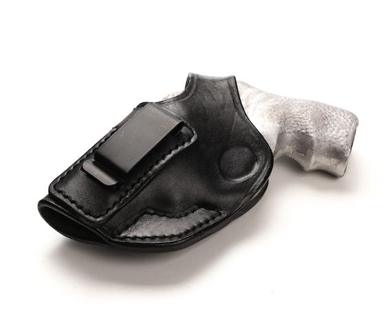 ルガー LCR 9 MM、38 SPL、357MAG リボルバー レザー 1.87 インチ IWB 