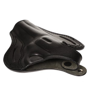 Taurus Model 66 Leather 3-4 inch OWB Holster Handcrafted