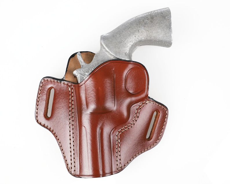 Colt Python Leather Open Top Belt Holster 3 INCH