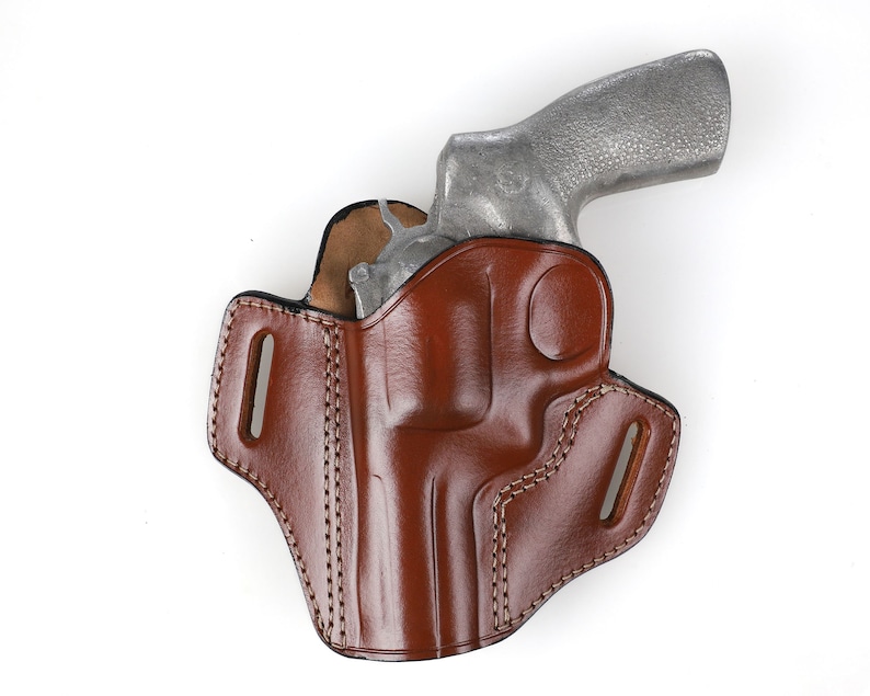 Ruger GP100 Leather Open Top Holster 3 INCH