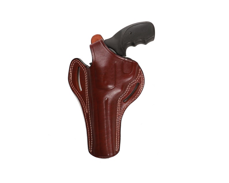 Ruger GP100 Revolver 6 inch 357 Magnum Leather OWB Holster