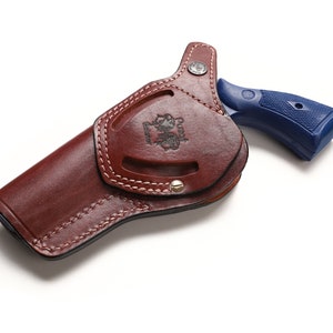 Colt King Cobra 4.25 inch Revolver Leather Cross Draw Holster