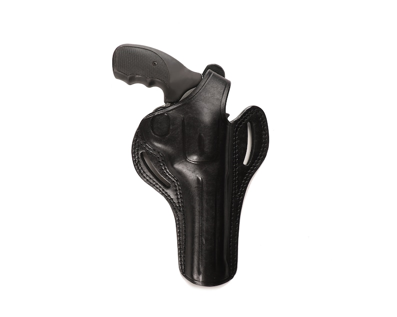 Ruger GP100 Revolver 6 inch 357 Magnum Leather OWB Holster