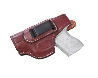 Kabura skórzana IWB do Ruger LC9, LC380, ręcznie robiona