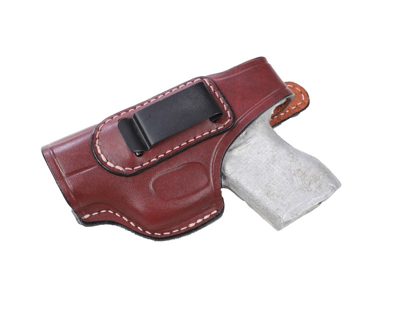 ルガー LC9、LC380 レザー IWB ホルスター ハンドクラフト 画像 1