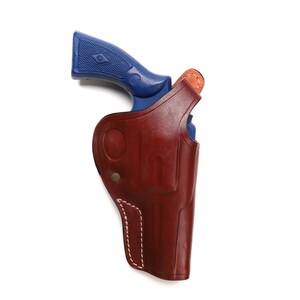 Colt King Cobra 4.25 inch Revolver Leather Cross Draw Holster