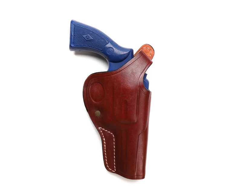 Colt King Cobra 4.25 inch Revolver Leather Cross Draw Holster