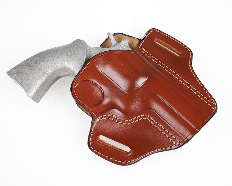 Colt Python Leather Open Top Belt Holster 3 INCH