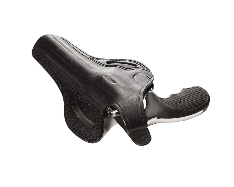 Ruger GP100 Revolver 6 inch 357 Magnum Leather OWB Holster