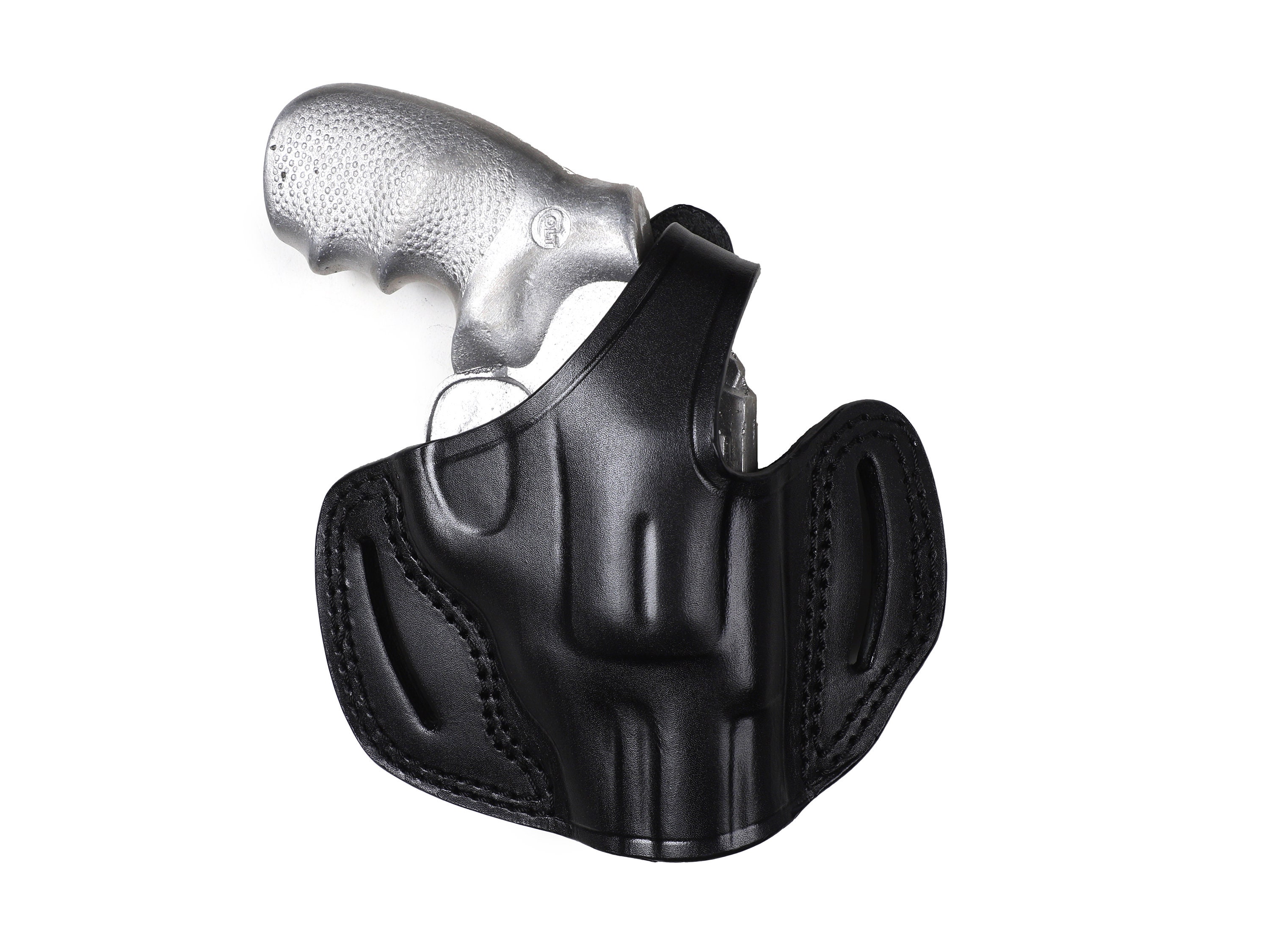 Pusat Leather Holster For Ruger LCRx - Thumb Break Belt Holster Right Hand (Fits 1.87" Belts)