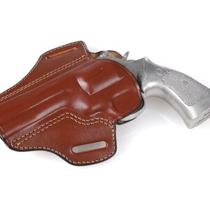 Smith Wesson 586 L Frame 4 inch Open Top Belt Holster