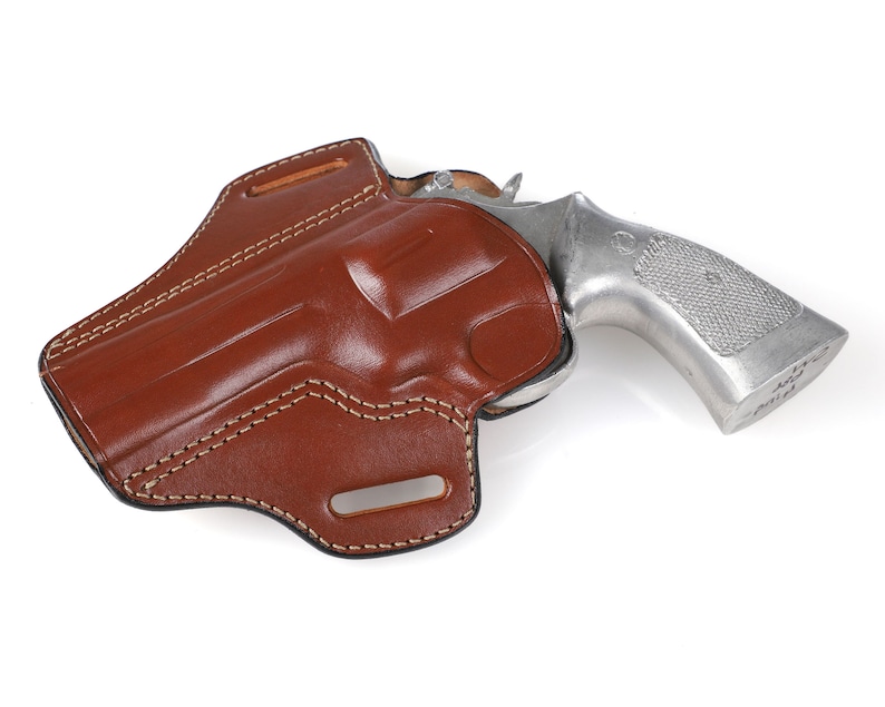 Smith Wesson 586 L Frame 4 inch Open Top Belt Holster
